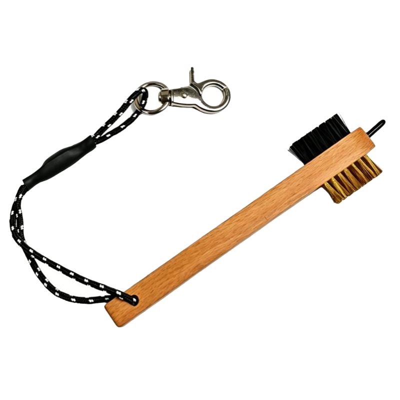 Golf Equipment Junior - ABHS-Wood Handle Golf Club Brush With