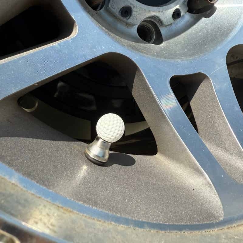 Golf Equipment Used - Golf Ball Car Tire Valve Stem