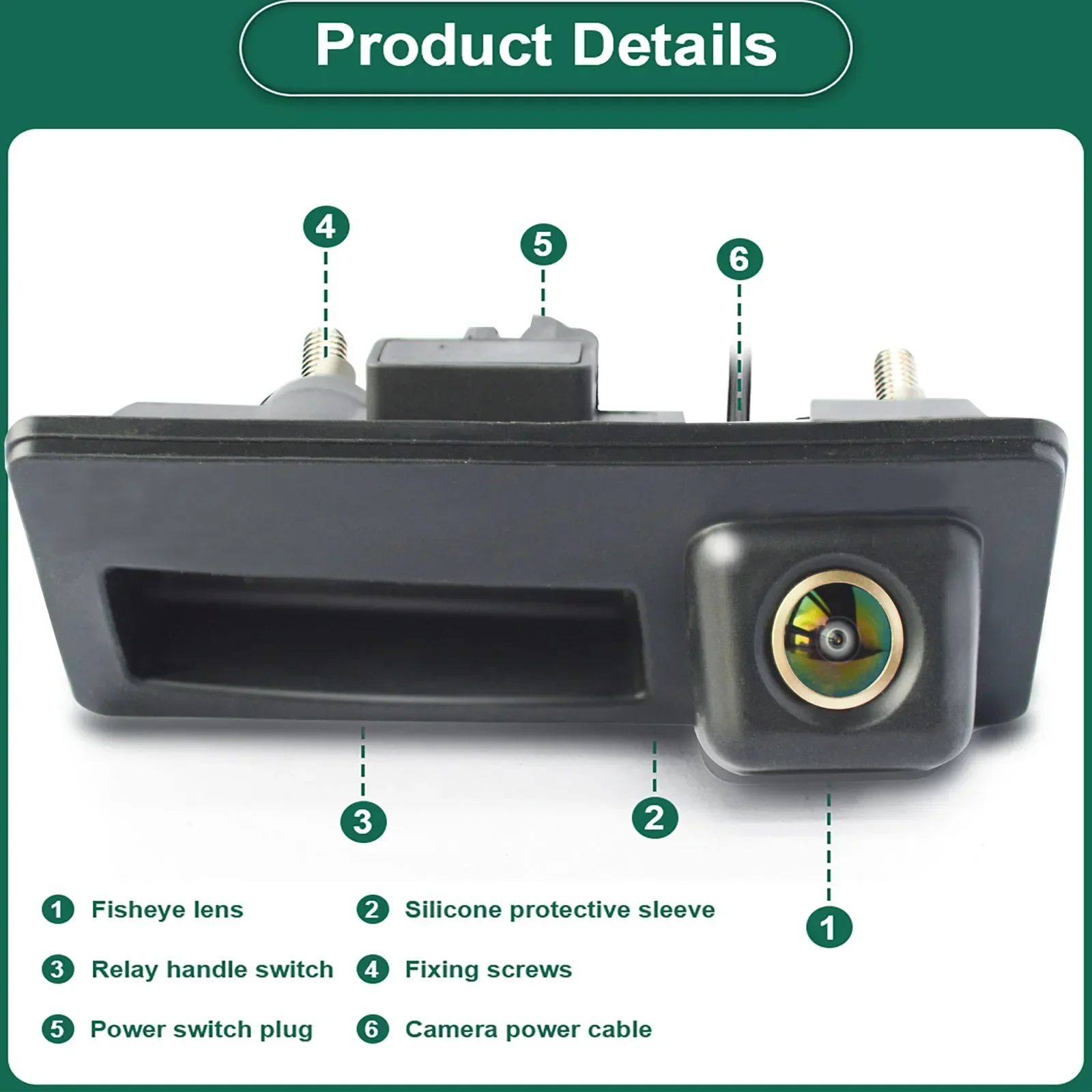 Golf Equipment Used - QXNY AHD CVBS Backup Camera Vehicle