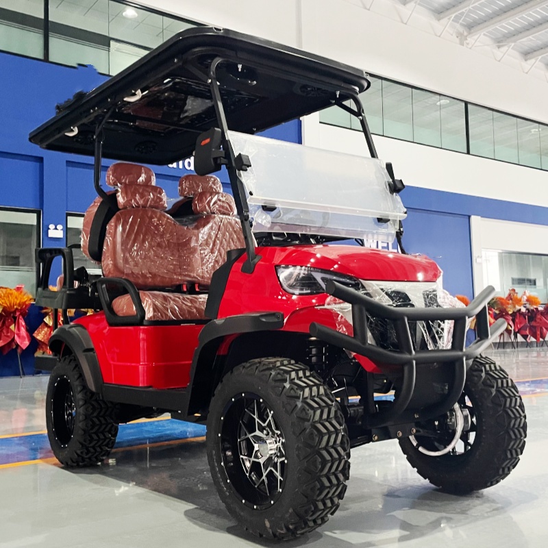 4-Seater Electric Golf Cart Li - огляд і ціна Golf Bag Stand Cart