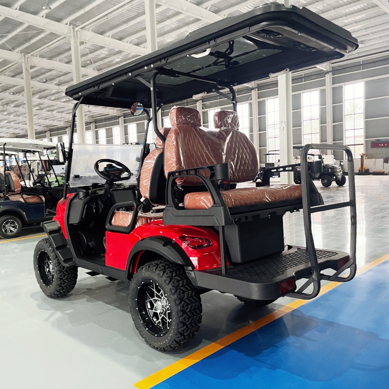 4-Seater Electric Golf Cart Li - огляд і ціна Golf Bag Stand Cart