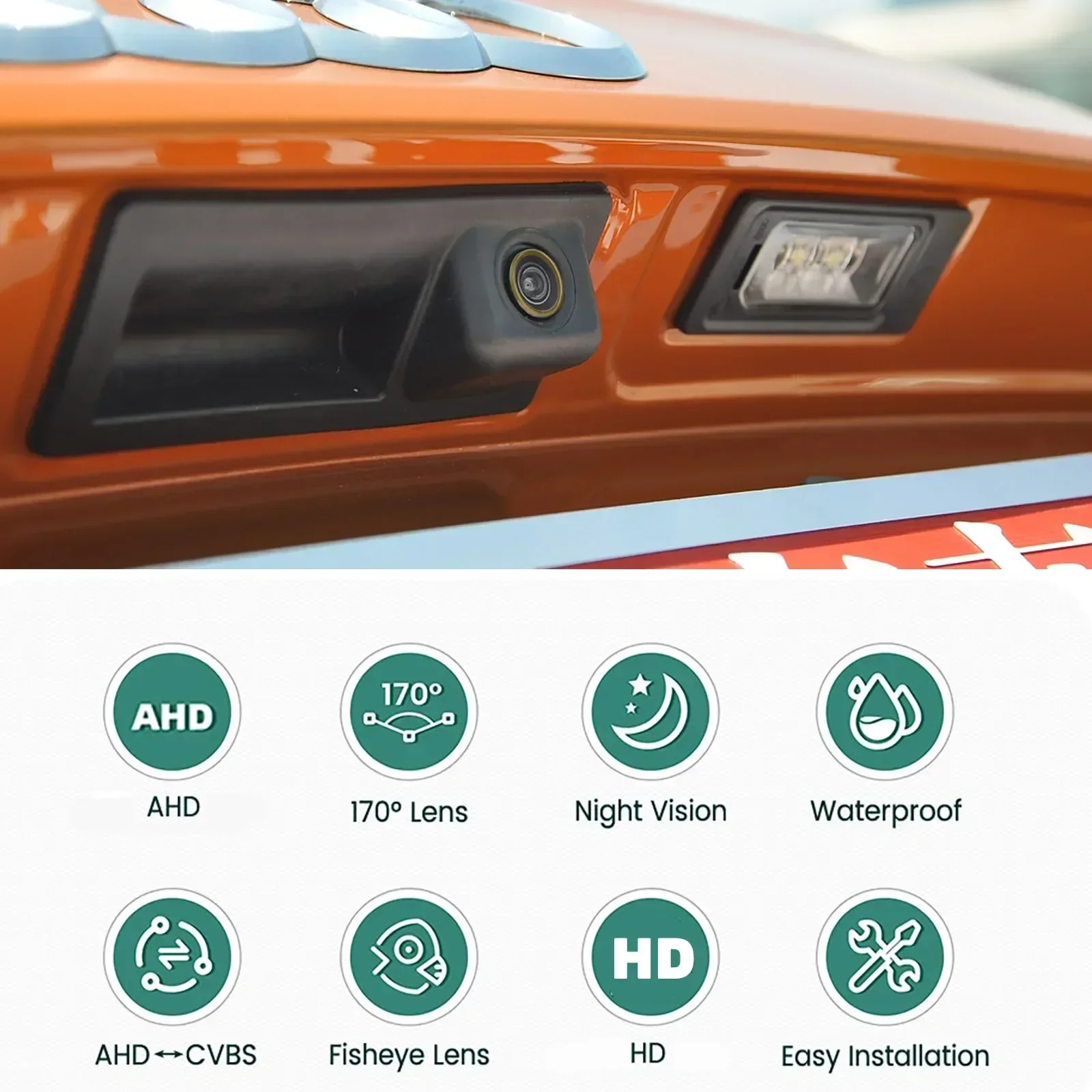 QXNY AHD CVBS  Backup Camera V - огляд і ціна Golf Equipment Used