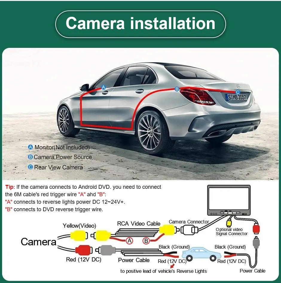 170 HD Car Rear View Camera fo - огляд і ціна Golf Equipment Used